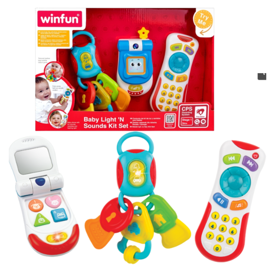 Winfun Baby Light 'N Sounds Kit Set Music Sound Toys For Todler