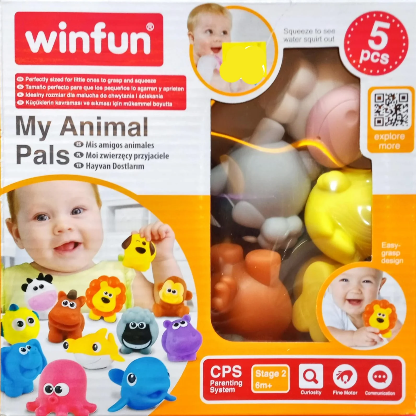 Winfun My Animal Pals Farm Set 5 Animal Soft Animals For Kids