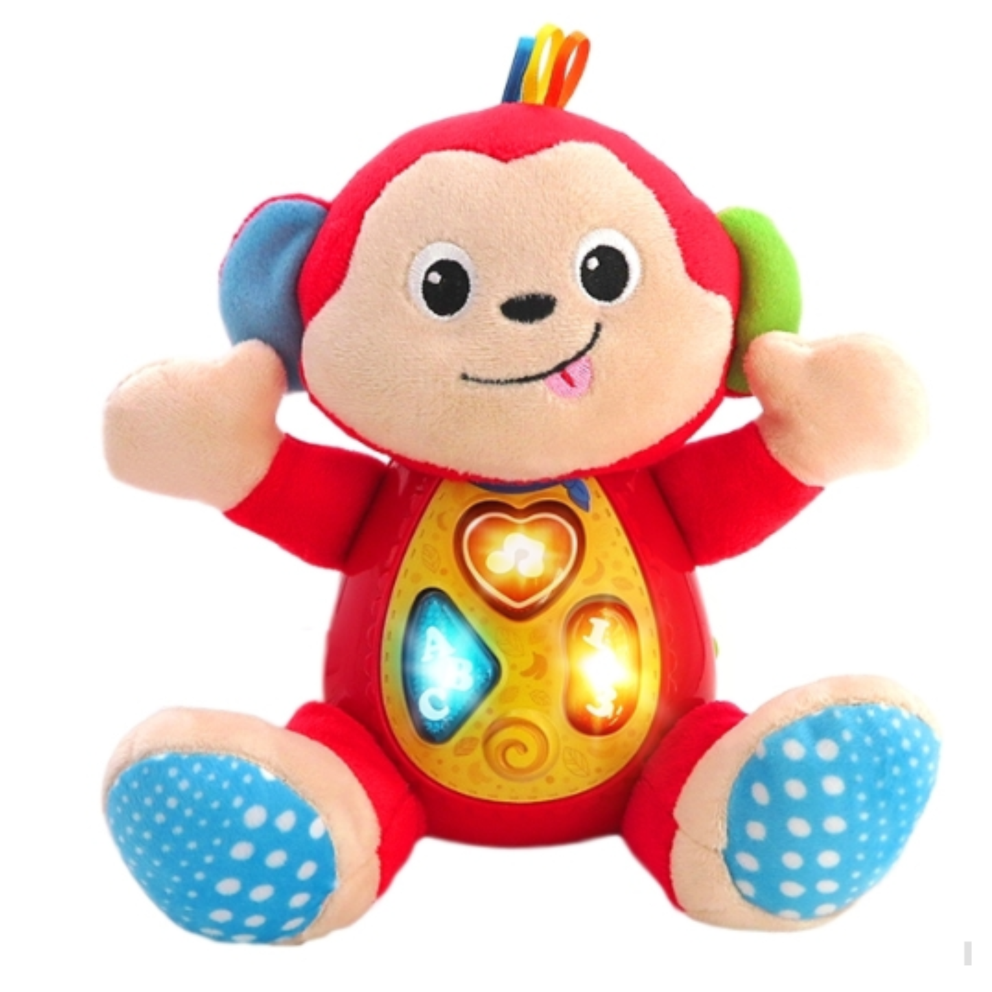 Winfun  Cute Melodic Monkey Pal Learning Toy For Kids Sing 'N Learn With Me Learning Toy Stuff Monkey