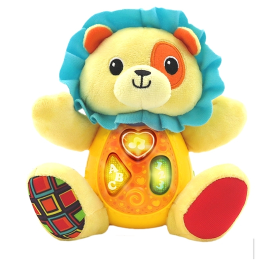 Sing 'N Learn With Me - Caesar the Lion Stuff Music Toy For Todler Lion Stuff Toy