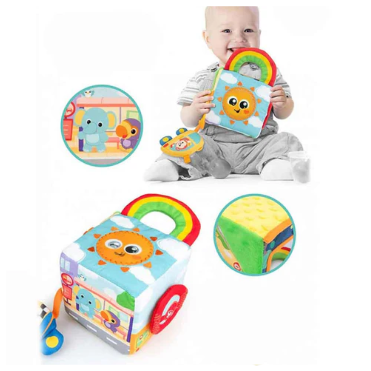 Winfun Soft On The Move Activity Cube Toy for Kids