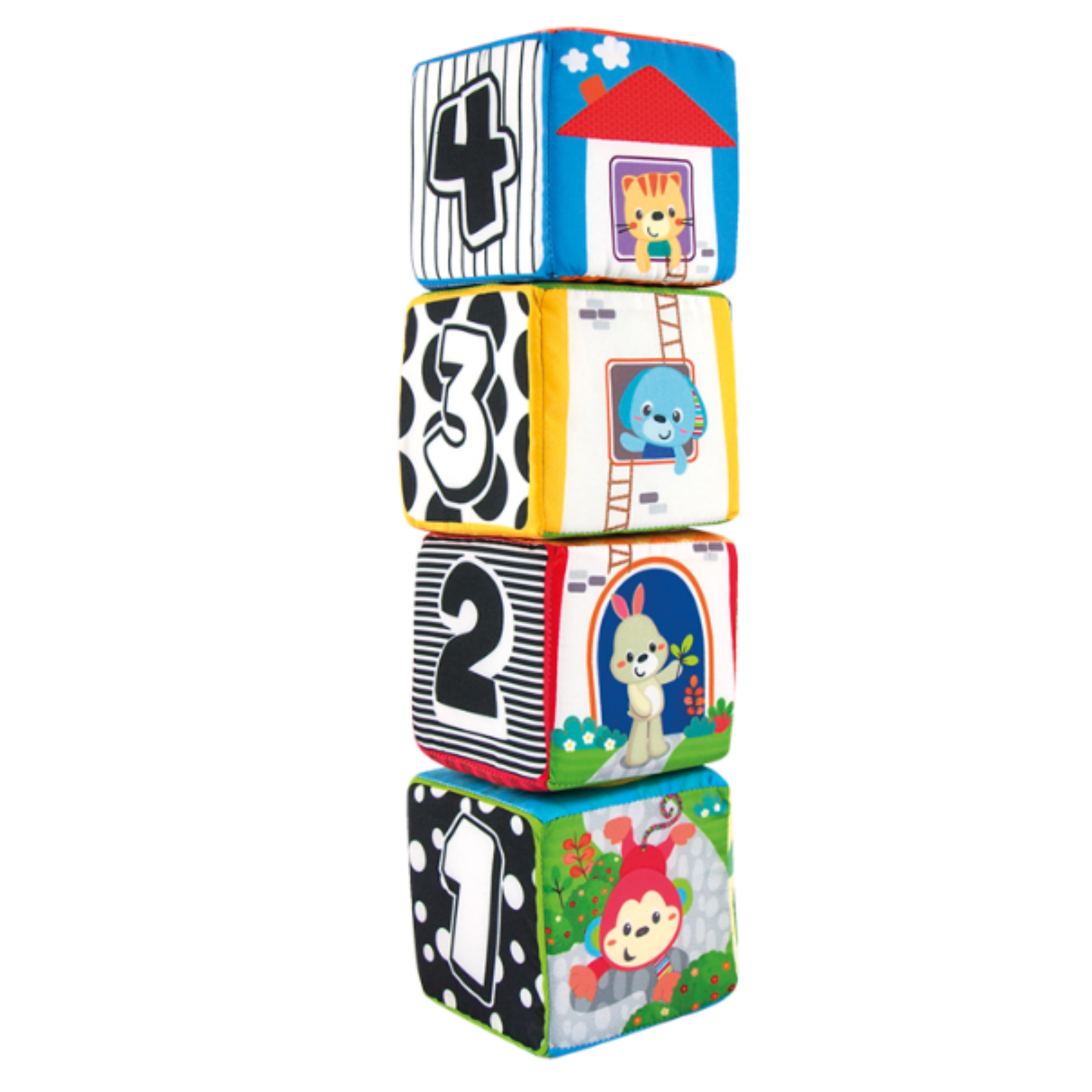 WInfun Animal Pals Soft Blocks For Todler  Stuff Toy For Kids