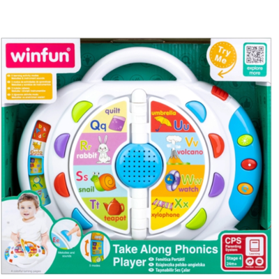 Winfun Take Along Phonics Player Portable Learning Toy For Kids Musical Toy