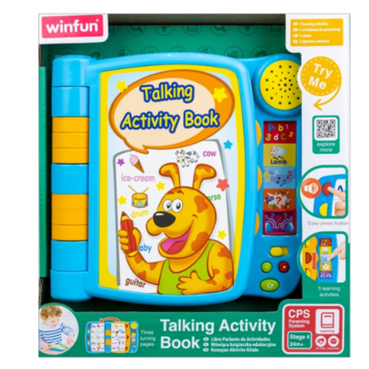 Winfun Talking Activity Book Learning Book For Kids Music Educational Toy For Todler