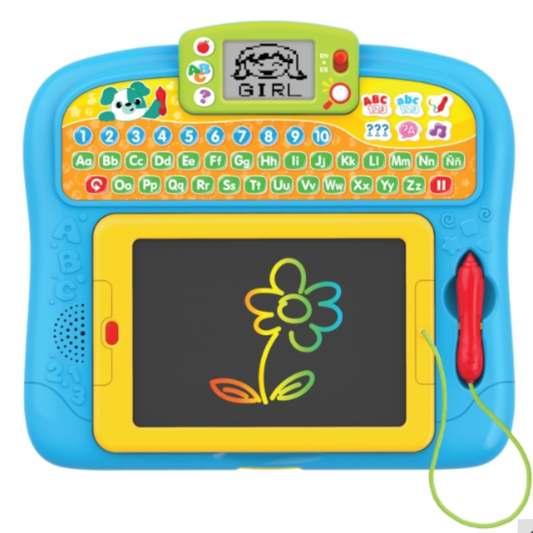 Winfun Color Craze Write 'N Draw Learning Board Electric Writing Board Toy For Kids Early Learning Toy