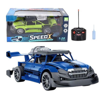 Rc Racing Car Remote Control  Truck with Light Smoke Spray  Car For kids 1:20 Scale(Colour May Vary)