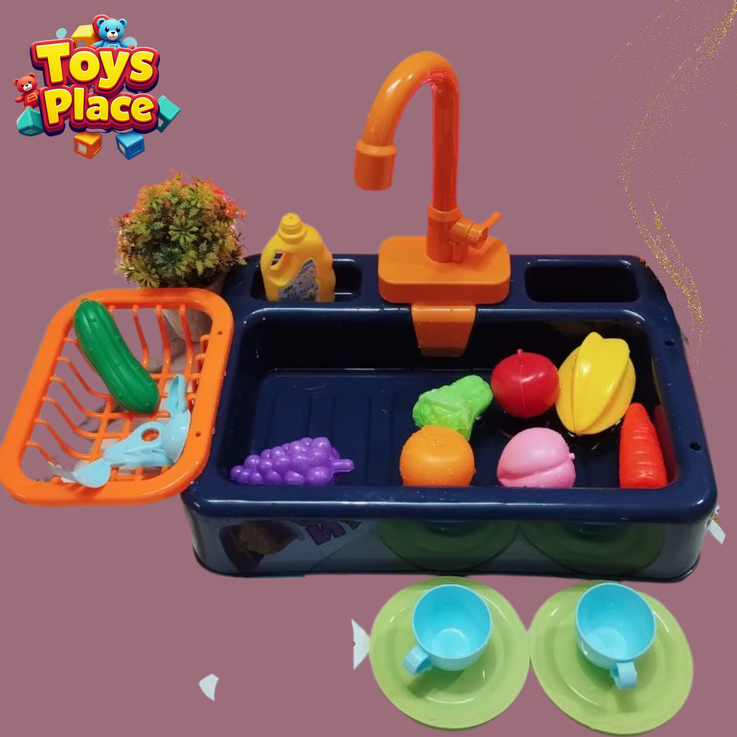Kitchen Sink toy with Running Water For Kids Kitchen Set Toy