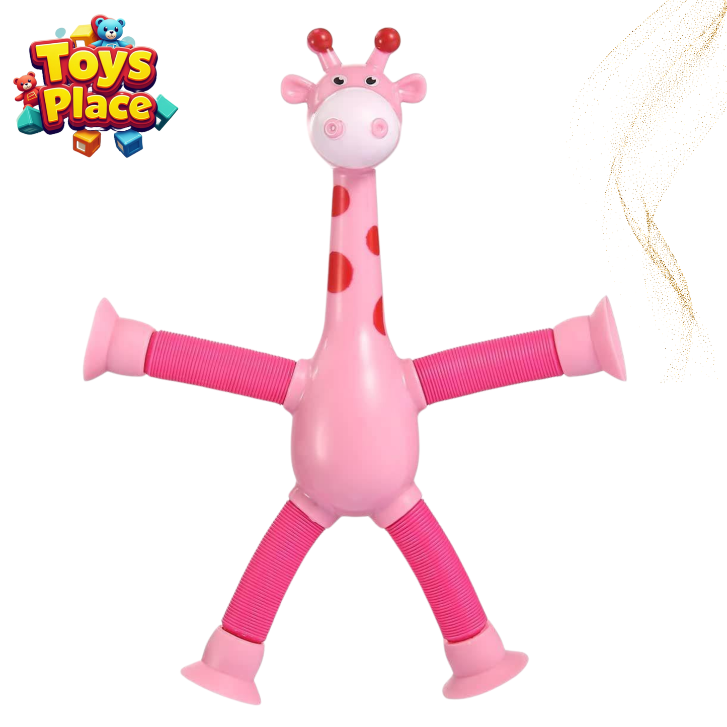 1 Piece Giraffe Pop Tubes Suction Cup Giraffe Toy Fidget Toy For Kids(Colour and Design May Vary)