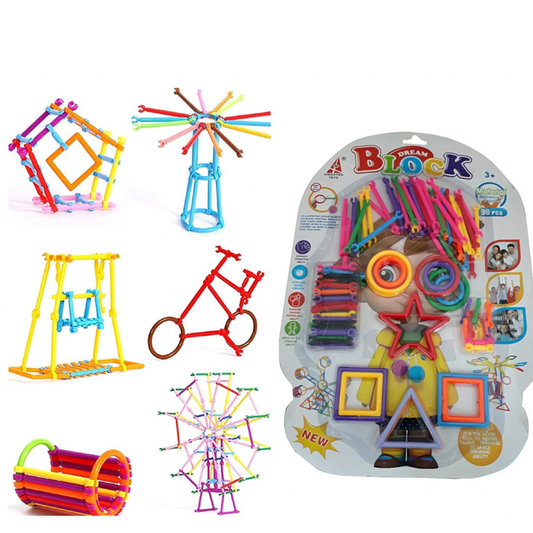 Smart Sticks Building Blocks 101 Pieces DIY Blocks