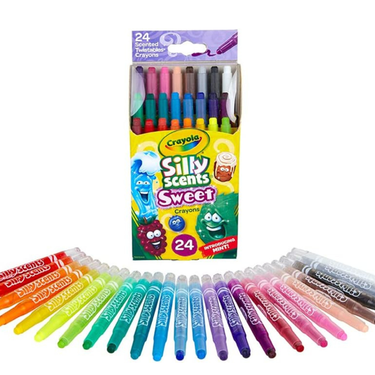 Crayola Mini Twistable Crayons Pack Of 24 Colours Assorted