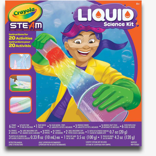 Crayola Liquid Science Kit for Kids Educational Toy Experiment Toys