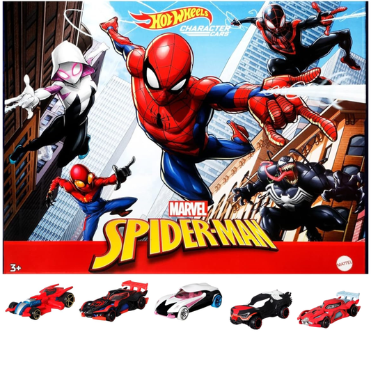 Hot Wheels MARVEL Spider-Man 5-Pack of 1:64 Scale Vehicles