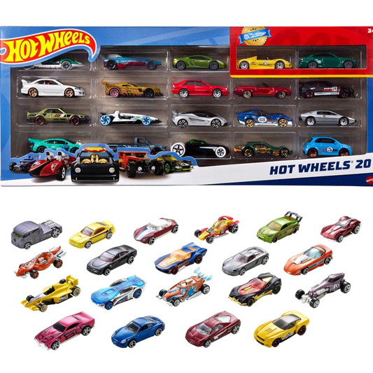 Hot Wheels 20 Car Gift Pack - Hot Wheels Cars Design May Vary