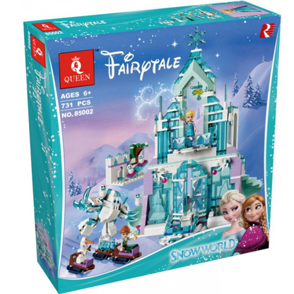 Elsa's Magical Ice Castle Set Frozen Castle Blocks Disney Princes Lego For Girls