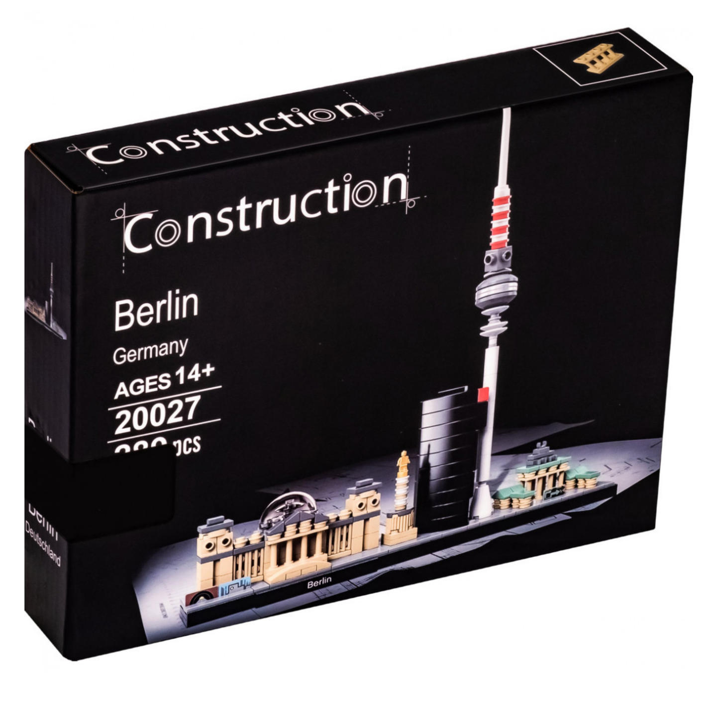 Berlin Architecture Constructor Construction Small Blocks For Kids Lego 289 pieces 20027 Construction Blocks