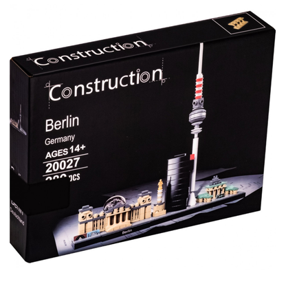 Berlin Architecture Constructor Construction Small Blocks For Kids Lego 289 pieces 20027 Construction Blocks