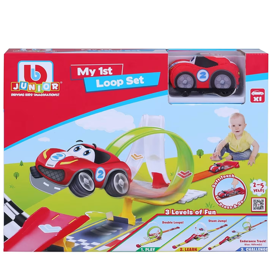 Bburago BB Junior - My 1St Loop Set Toy For Todler ActivityTrack Toy For Kids