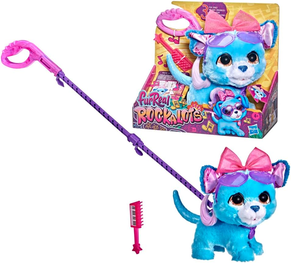 Hasbro FRF Rockalota Soft Push N Play Toy Soft Music Stuff Toy For Kids