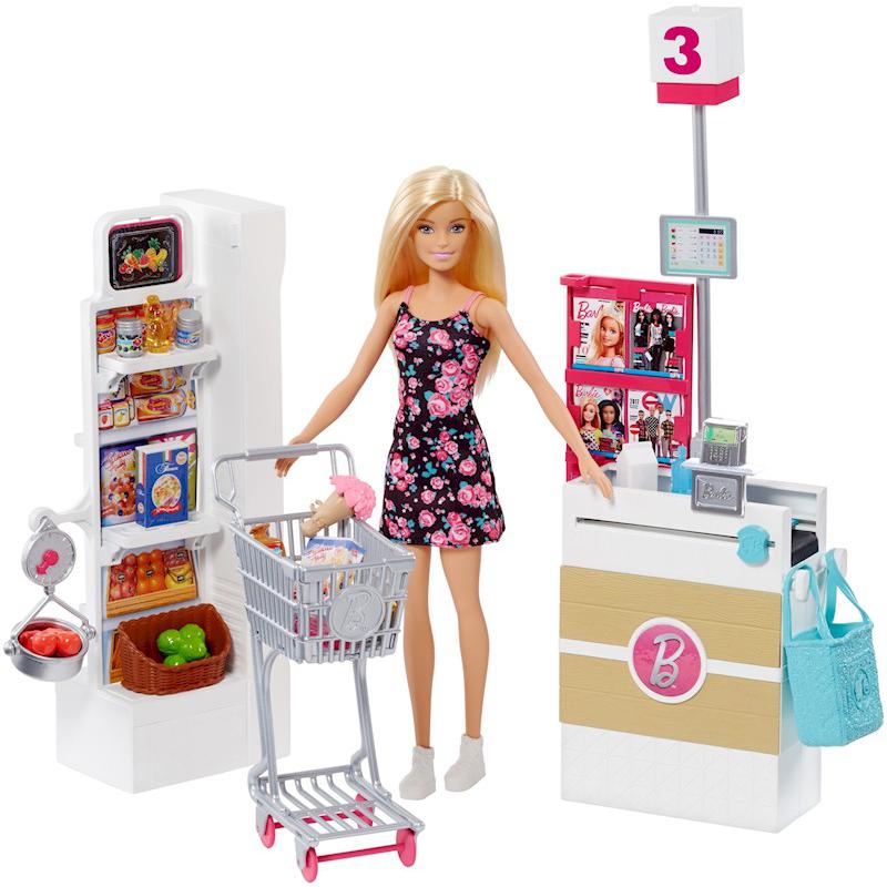 Barbie Doll Supermarket Playset For Girls