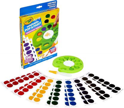 Crayola Washable Pop & Paint Watercolor Palette