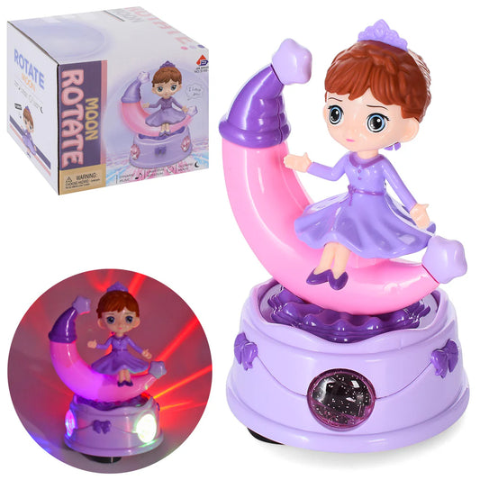 Electric Moon Rotate With Music and Lights ||Music Dolls For Girls