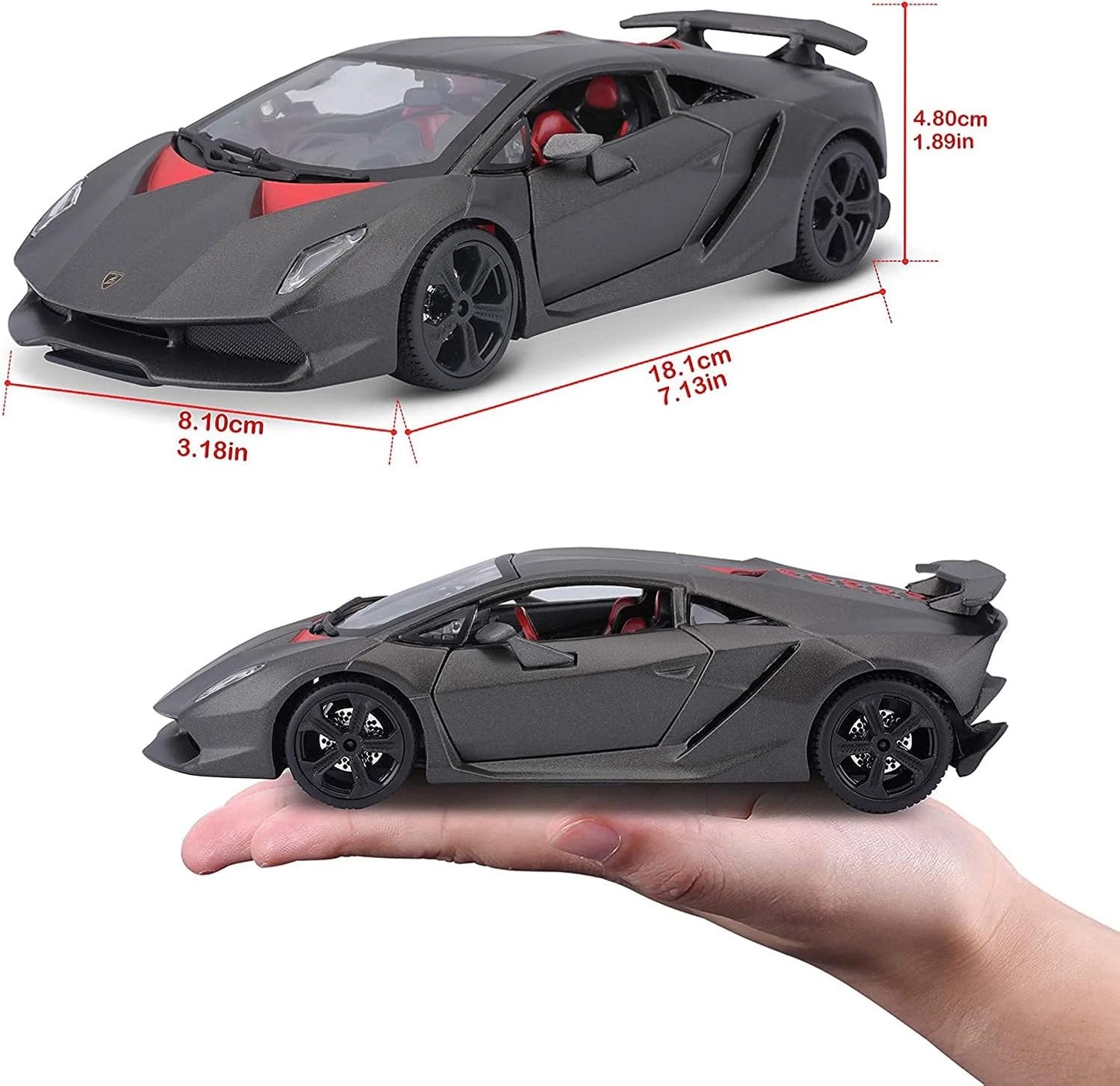Bburago Lamborghini Sesto Elemento Diecast Car Diecast Vehicle Toy For Kids