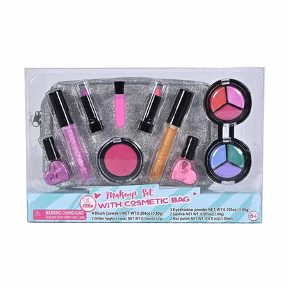 Makeup Set With Cosmetic Bag Toy For Girls || Pretend Makeup for Girls