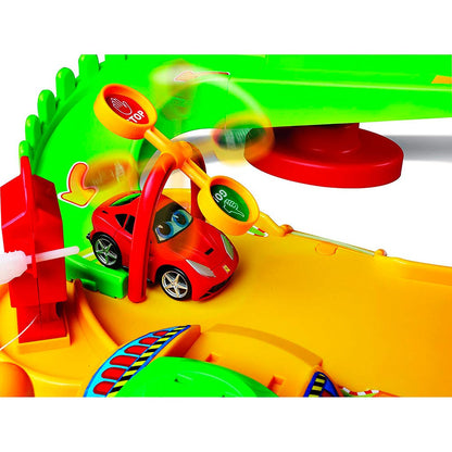 Bburago Junior Complete set with game track  Ferrari Test Track Music Toy For Todler