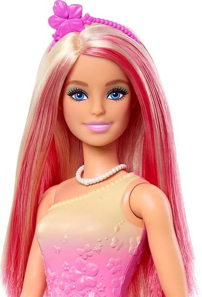 Barbie Royal Doll with Pink & Blonde Fantasy Hair || Barbie Princess doll