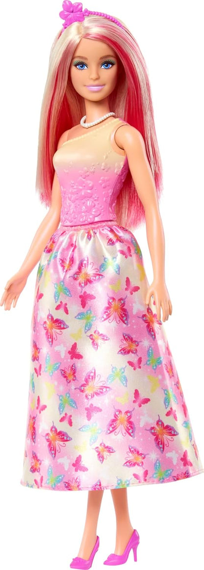 Barbie Royal Doll with Pink & Blonde Fantasy Hair || Barbie Princess doll
