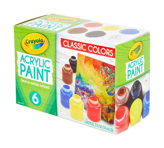 Crayola Acrylic Paints 6 Count