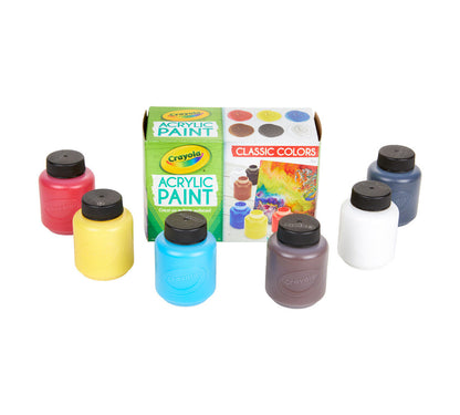 Crayola Acrylic Paints 6 Count