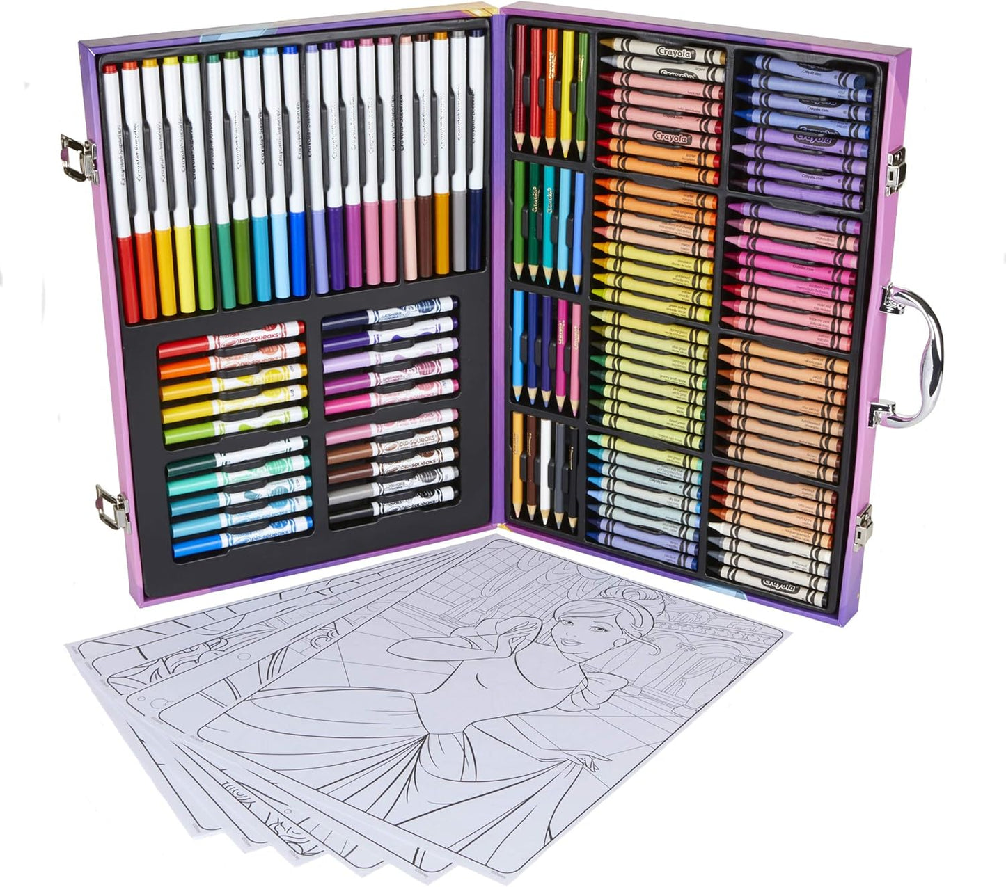 Crayola Disney Princess Art  Case Colour Box For Girls