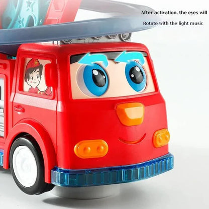 Musical Fire Rescue Truck Track With Little 3 Ducks||Musical Toy For Kids