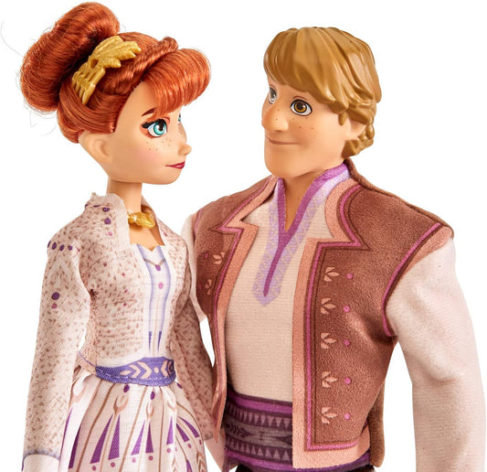 Disney Frozen Anna & Kristoff Fashion Dolls For Girls