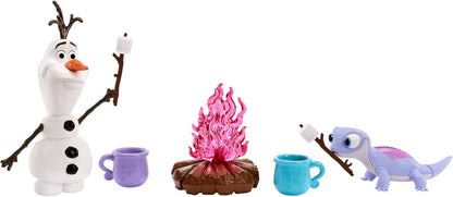 Mattel Disney Frozen Campfire Set with Olaf & Bruni Friends ||Disnep Cocoa Set