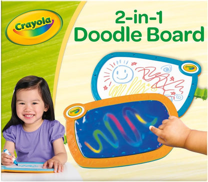 Crayola 2-in-1 Doodle Board for Toddlers Educational Toddler Toy
