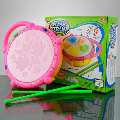Musical Flash Drum with Two Stick Light Sound  || Drum Toy For Todler