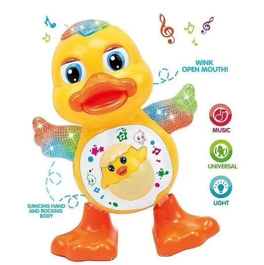 Music & Lights Cute Dancing Duck Toy For Todlers ||Duck Music Toy