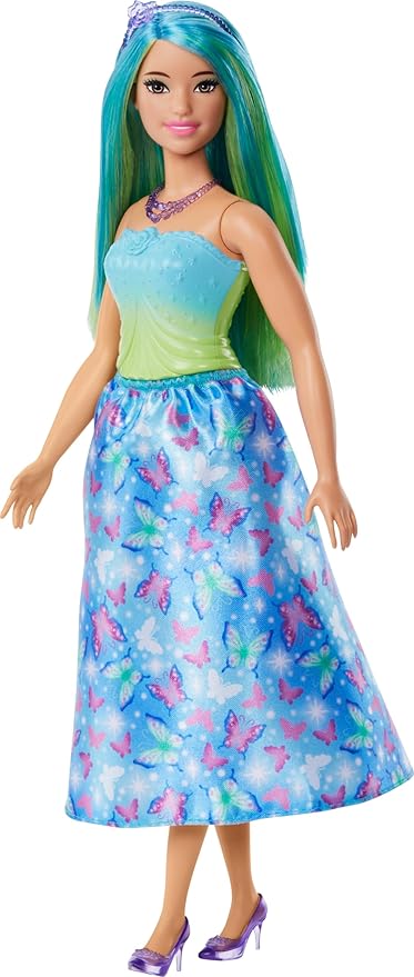 Barbie Magic Royal Barbie Princess Doll Green Hair Royal Doll For Girls