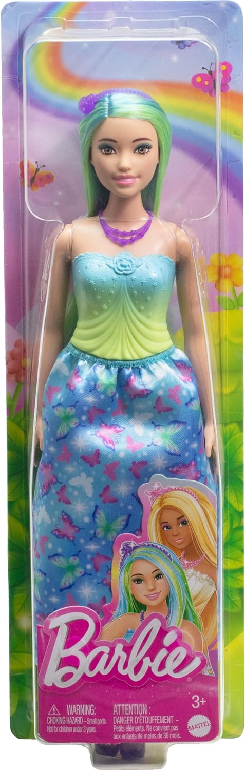 Barbie Magic Royal Barbie Princess Doll Green Hair Royal Doll For Girls