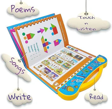 Kids Intelligence Book, English Learning Toy For Early Education