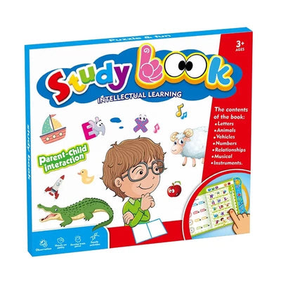 Kids Intelligence Book, English Learning Toy For Early Education