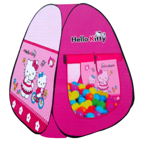 Hello Kitty Pop Tent House Kids Tent House || Tent House With 50 Soft Balls For Girls
