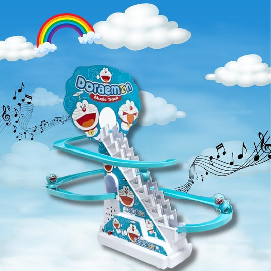 Doraemon's Track Racing Toys for Kids ||Escalator Toy with Lights and Music||Doreman Track Toy