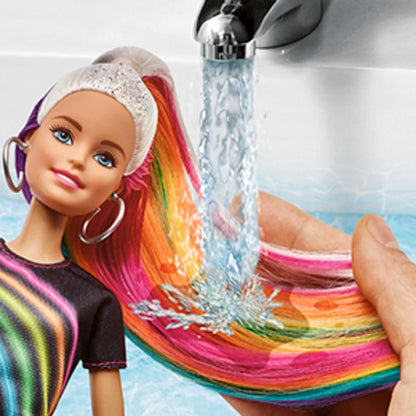 Barbie Rainbow Sparkle Hair Doll || Barbie Doll Playset For Girls