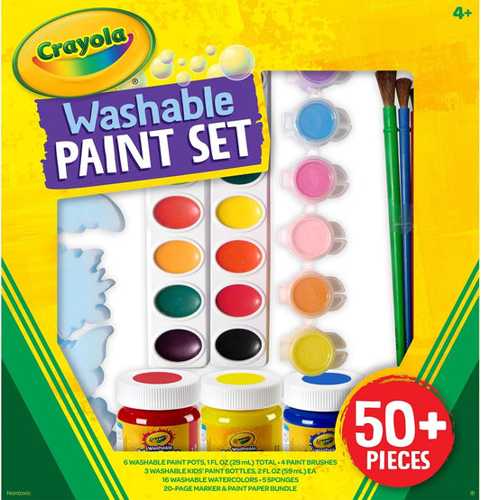 Crayola Paint Set Easy to Remove with Water