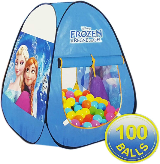 Frozen Tent House 100 Balls Play Tent For Girls(Design May Vary)