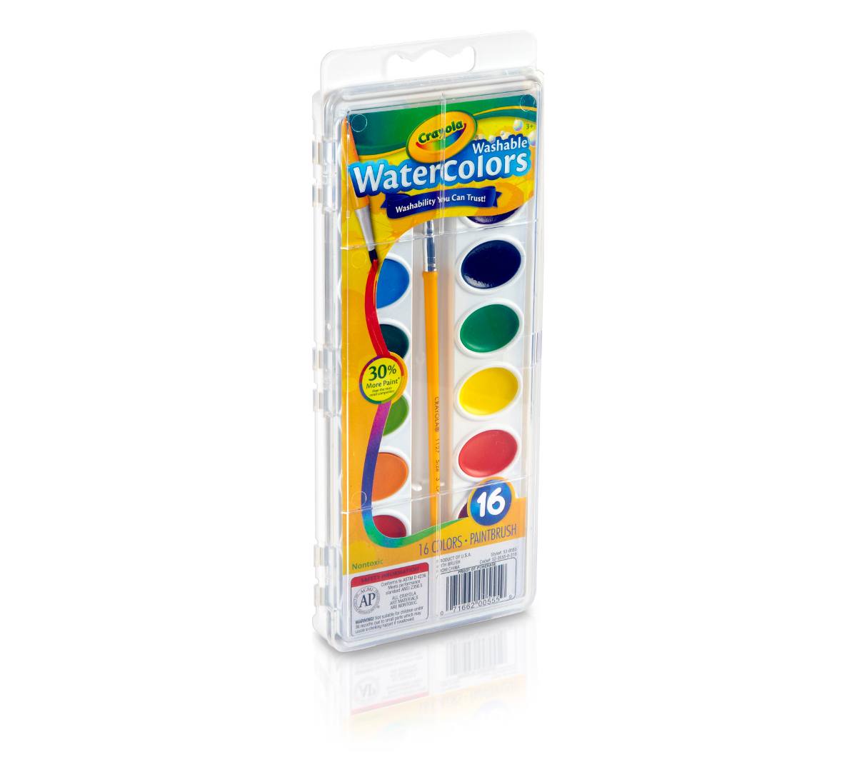 16 Crayola Washable Water Colour For Kids