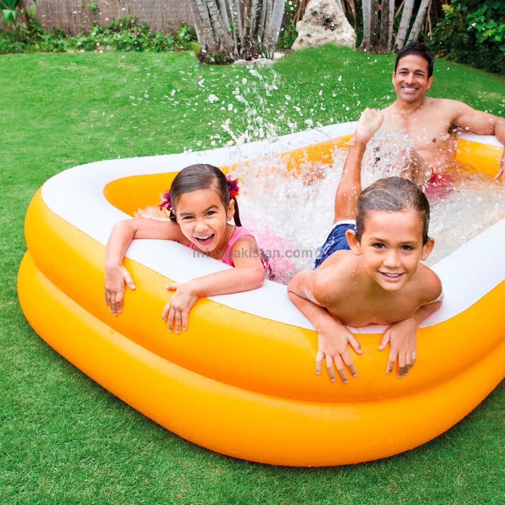 INTEX 90"x 60"x 19" Mandarin Pool Family Swim Center